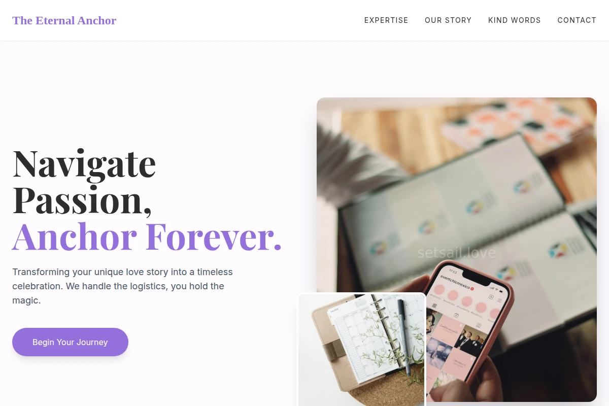 Deck Wedding Planner