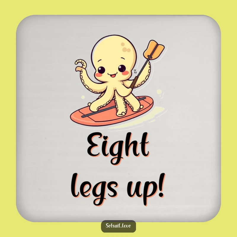 Funny Kawaii Octopus Coasters: Protect Surfaces with Ocean Humor